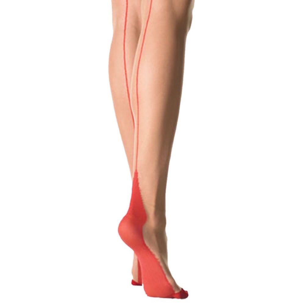 ASOS Jonathan Aston Contrast Seam & Heel Tights